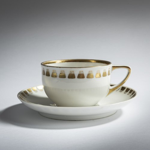 Tea cup and saucer, c. 1906