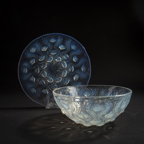 'Bulbes N° 2' bowl and plate, 1935