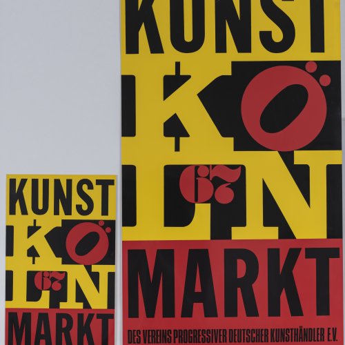 'Kunstmarkt Köln 67', 1967 (beide Formate)