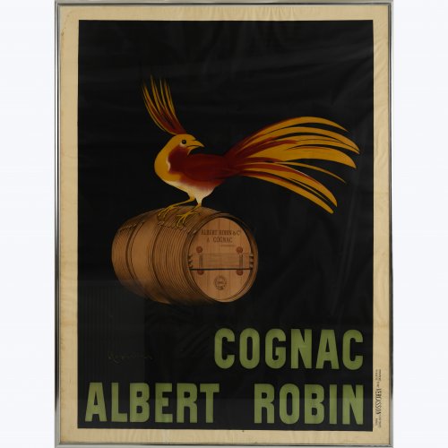 Plakat 'Cognac Albert Robin', um 1906