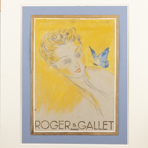 Entwurf für ein Poster 'Roger & Gallet', um 1930