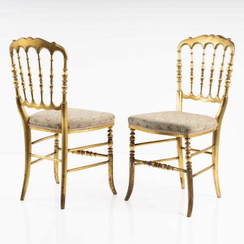 Zwei 'Chiavari'-Stühle, 1930/40er Jahre