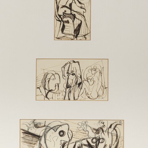 Ohne Titel (abstrakte Figuren), ca. 1930