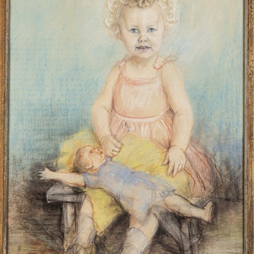 Kinderportrait Margret Solbach, ca. 1940