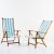 2 lawn chairs, c. 1955