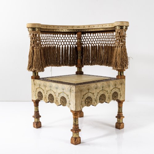 Corner chair, 1895-1900