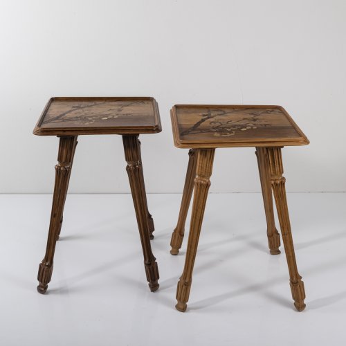 2 side tables, 1900
