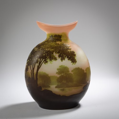 'Paysage lacustre' vase, 1908-20