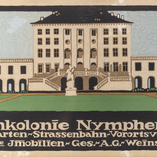 Farbplakat 'Villenkolonie Nymphenburg', 1910