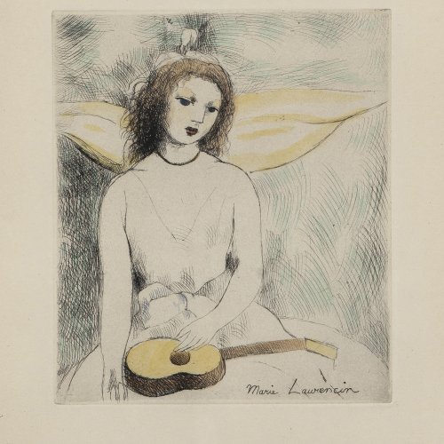 'Jeune fille à la guitarre', 1946