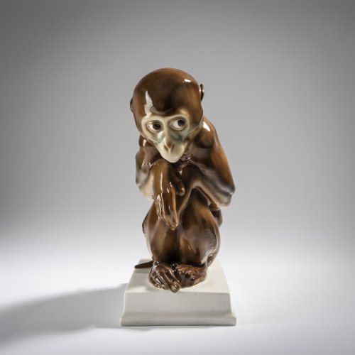 Sitzender Affe, 1913-14