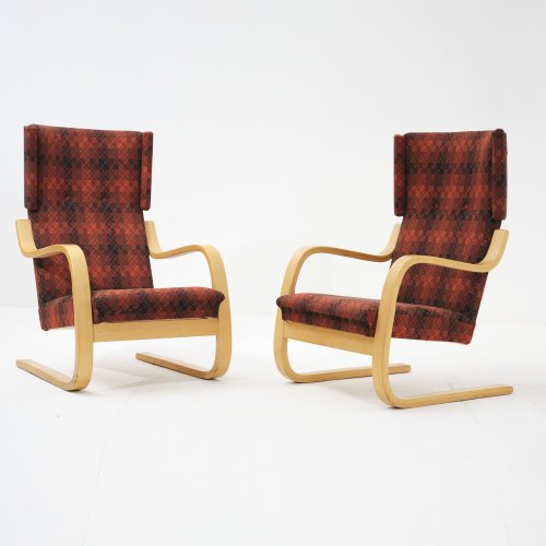 Two '401' armchairs, 1933