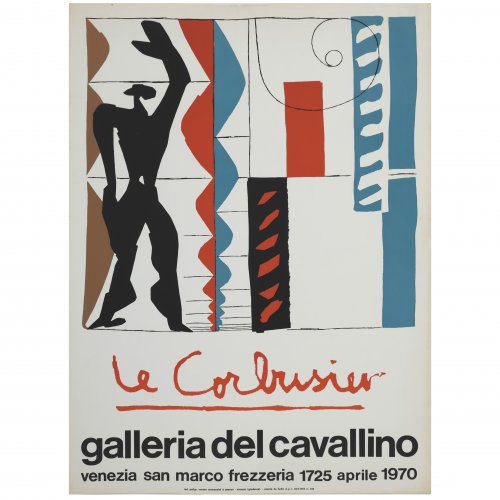 Ausstellungs-Poster 'Le Corbusier' 1970