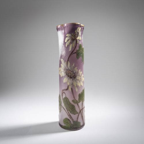 Intercalaire-Vase 'Dahlias', 1895-1903