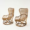 Two wicker chairs, 1960s