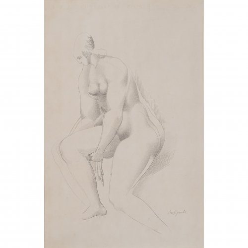 'Nudo femminile', um 1919