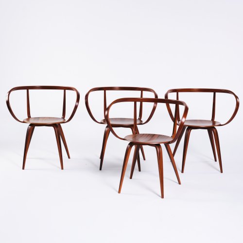 4 'Pretzel chairs', 1952