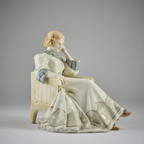 'Figure sitting on chair', 1908
