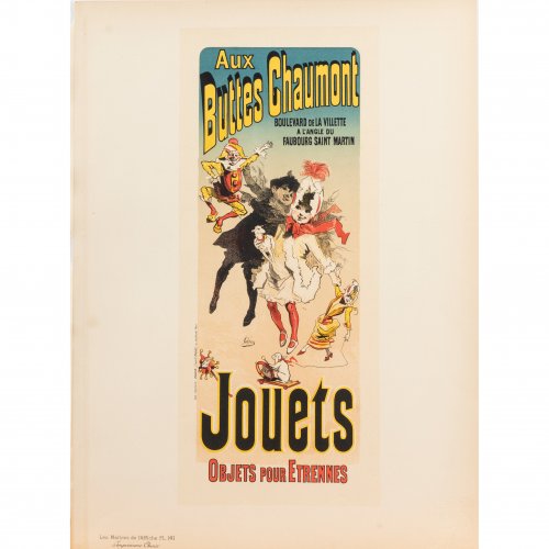 Fünf Werbeplakate, 1890-1902