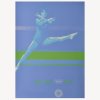 Poster Olympic Games Munich: gymnastics blue and test print Olympic Games Munich: gymnastics green, around 1970