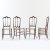 Vier 'Chiavari' Stühle, 1940er/50er Jahre