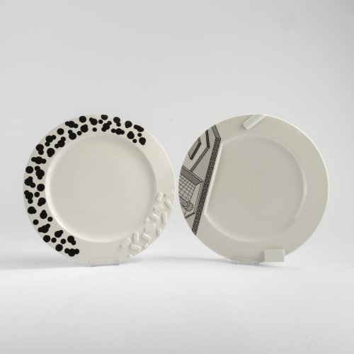 Two plates 'Rucola' and 'Lettuce', 1985