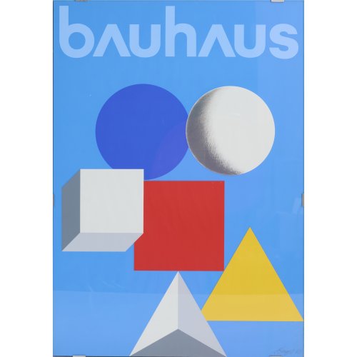 Poster for the Bauhaus exhibition in Stuttgart, 1967
