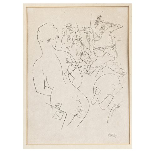 Sheet from Alfred Richard Meyer's 'Munkepunke Dionysos', 1921