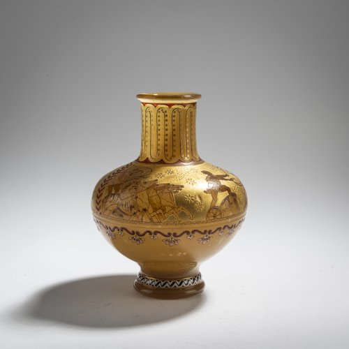 Vase 'au jeux antiques', um 1900