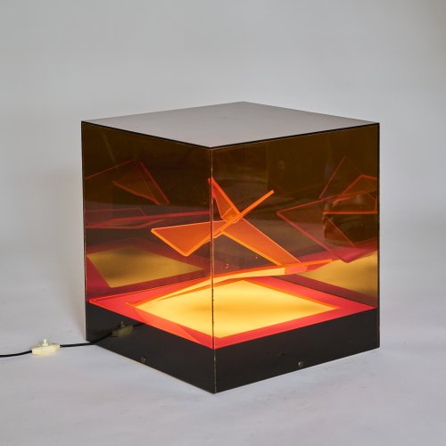 Lichtobjekt 'cubo di teo', um 1970