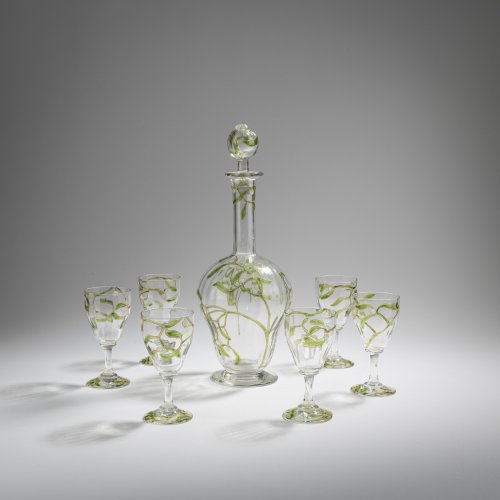 Decanter with glasses 'Gui', c. 1895