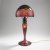 Tall 'Verre de Jade' table light, 1918-25