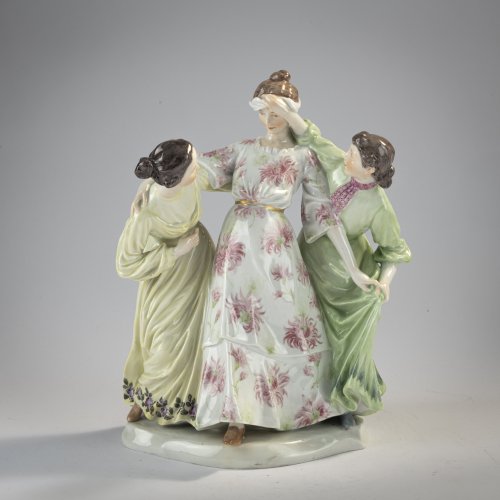 'Drei Mädchen, blinde Kuh spielend', 1905