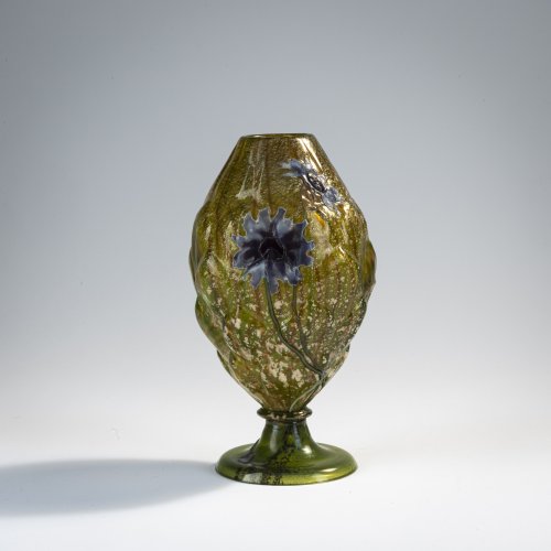 Etude vase 'Bleuets' also called 'Artichaut', around 1900