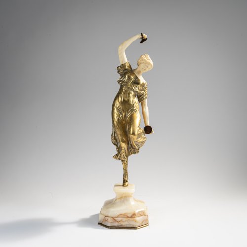 Chryselephantin-Figur 'Tänzerin mit Zimbeln', nach 1913