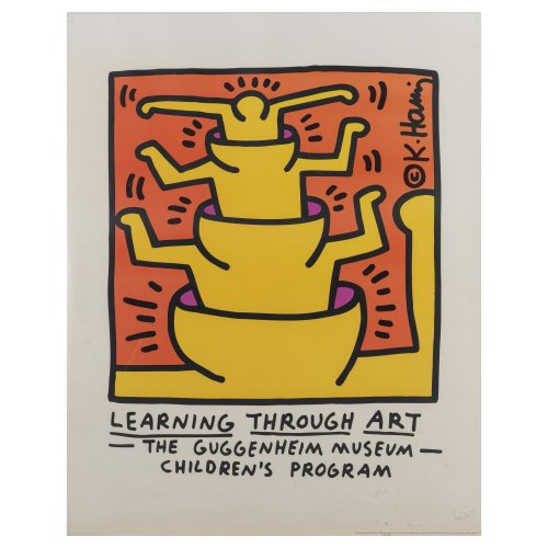 Farbplakat 'Learning Through Art, The Guggenheim Museum, Children's Program', 1999