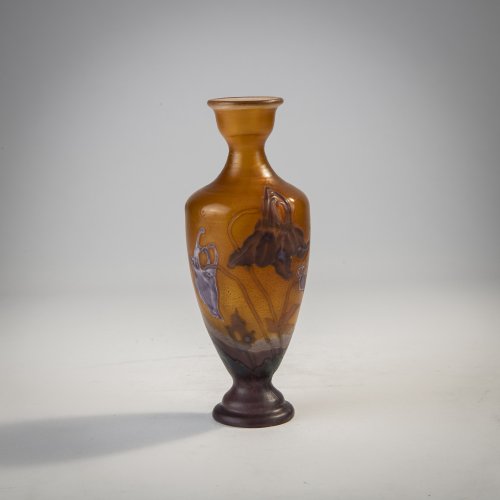 Marqueterie Vase 'Ancolies', 1898-1900