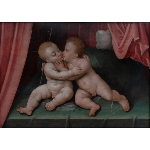 Christ and the John the Baptist as children, 16th century