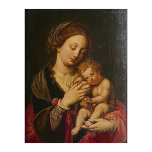 Madonna lactans, um 1500