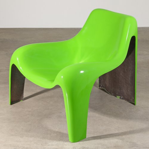 Luigi Colani, rare fiberglass Lounge Chair from a small series