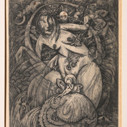 Heinrich Vogeler, Werden. 1921. Aquatint etching