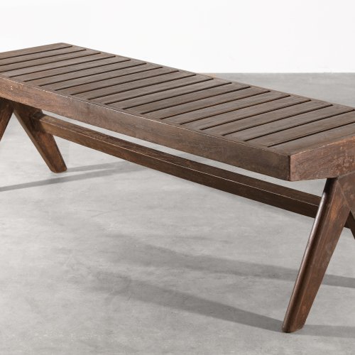 Pierre Jeanneret, Bench from the M.L.A. Residential building in Chandigarh