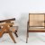 Zwei Armlehnsessel 'Cane and teak wood easy armchair - PJ-SI-29-A'
