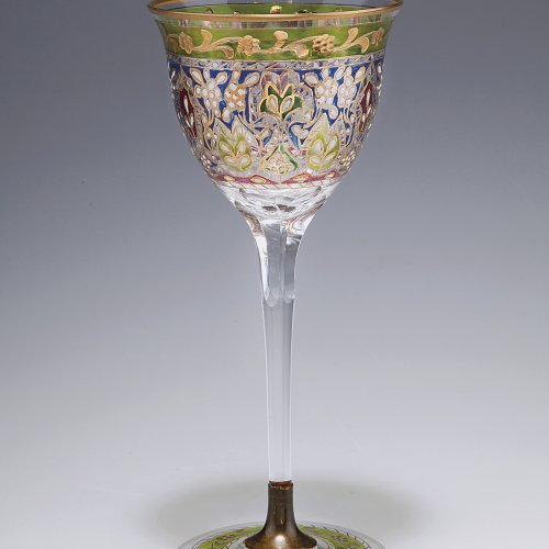 'Jodphur' wine glass, c1885
