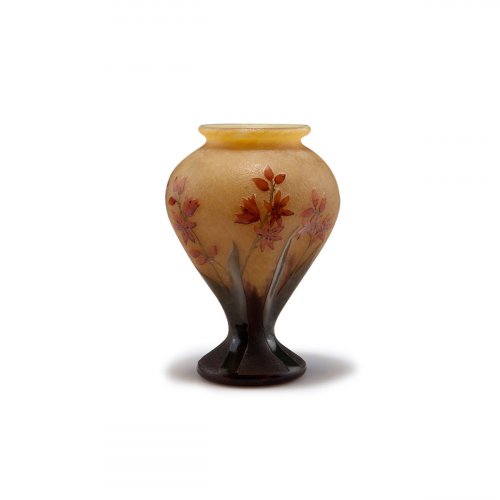 Kleine Vase 'Montbretia rose', um 1910 