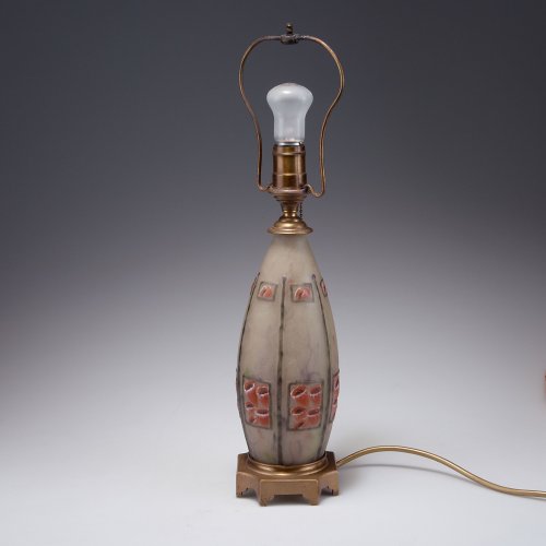 Vase als Lampenfuß, 1922