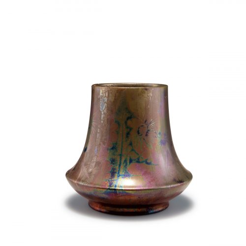 Vase mit Disteln, um 1890