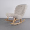 'Clam' rocking chair