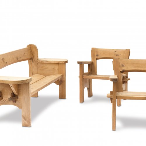 Pair of 'Skoga' easy chairs