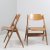 Pair of 'SE 76' child's folding chairs